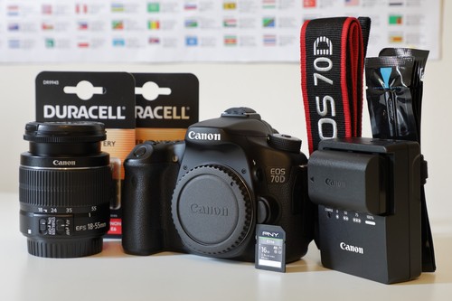 Canon eos 70d 2mp dslr - canon,