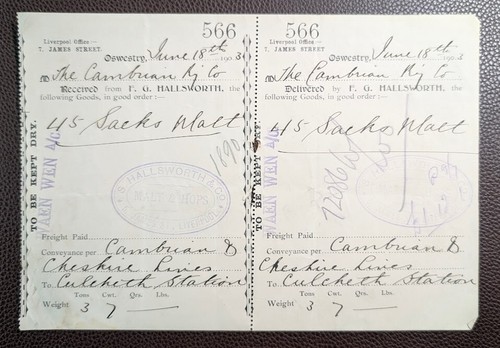 1903 hallsworth oswestry - 1903,