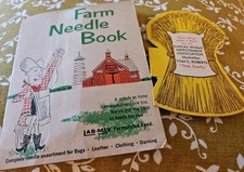 2 Vintage Needle Books with