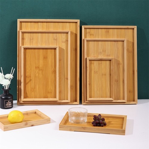 Bamboo wooden rectangular tea - bamboo,