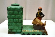 Vintage artillery bank cast - artillery,