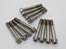 Suzuki GSX1300 Hayabusa Titanium front brake caliper bolt kit 08 on Ti taper hex