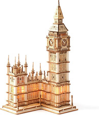 3D Wooden Puzzle Big Ben Model