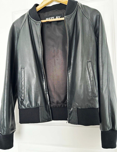 Replay men black - men's, leather