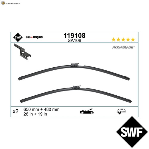 Wiper blade 11988 for - 11988, volvo