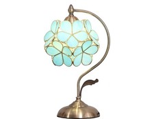 Bieye L30752 Tiffany Style Stained Glass Flower Petal