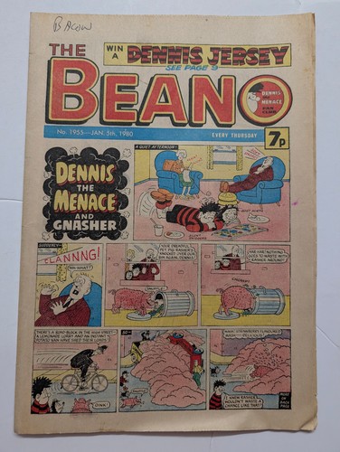 Beano comic 1955 january - comic, no