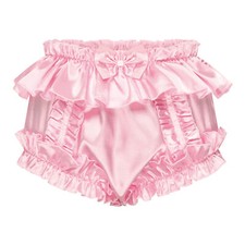 Sissy Frilly Ruffled Satin