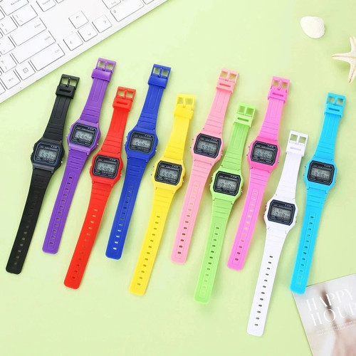 F91w classic digital watch led - digital,