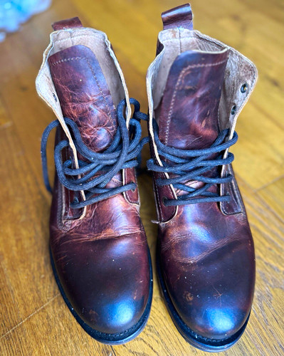 Men brown leather - men's, chukka