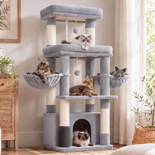 Cat tree tower with extra - cat,