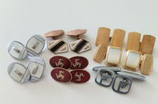 Vintage Cufflinks 6 pairs art