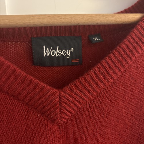 Wolsey red 100 - lambswool, v