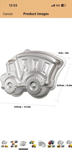 Tonka truck shaped - truck, aluminum