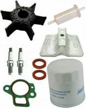 SERVICE PARTS KIT 20HP YAMAHA F20B Outboard 4 Stroke Impeller Anode Filter Plugs