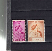 NIGERIA 1948 ROYAL SILVER