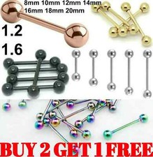 Tongue Bars Ear New Eyebrow