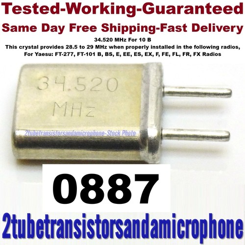 520 mhz crystal for - ft, 101