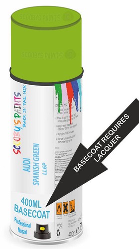 Basecoat aerosol for audi - basecoat,