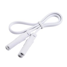 Lamp Connecting Wire for T4 T5 T8 LED Tubing 30cm 2pin Double End Link Cord, 4pc