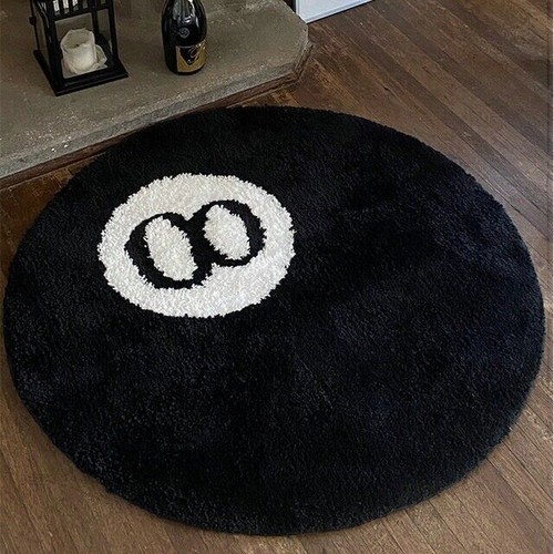 Billiards ball rug round - ball,