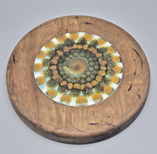 Vintage Danish Teak Wood Round