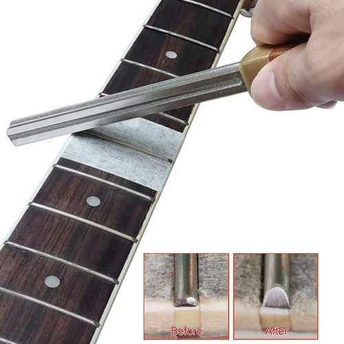 Universal guitar fret crowning - fret,