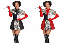 Adults Cruella Dalmatian Skirt