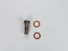 HOPE MINI - BANJO BOLT WITH NEW COPPER WASHERS - MTB MOUNTAIN HYBRID BIKE