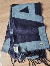 Lacoste Scarf Blue  100%