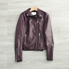 NWT Women's Purple Vegan Faux