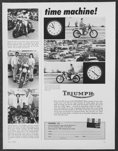1963 triumph tiger - tiger, cub