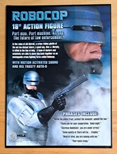 ROBOCOP 18" ACTION FIGURE NECA TOYS MAGAZINE AD ADVERT REEL TOYS