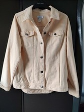 QVC Denim & Co Comfy Denim Jacket Small