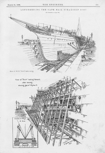 Harland wolff lengthening of - harland,