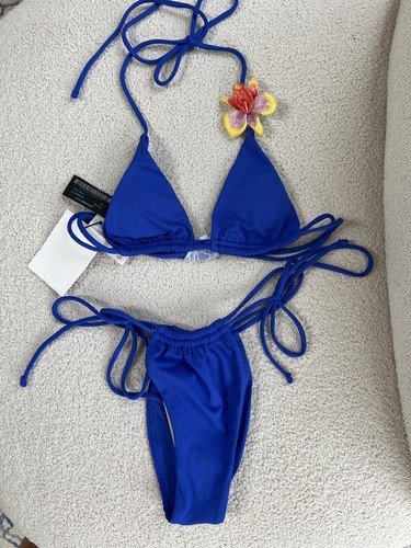 Zara blue double tie - blue,
