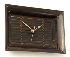 NEW 30cm Bamboo Wall Clock -