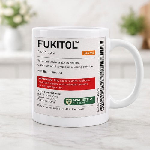 Fukitol mug funny gift - fukitol,
