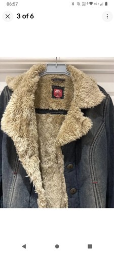 Rare vintage denim coat - coat, miss