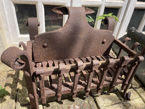 Wrought iron fire - fire, in
