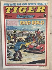 TIGER AND SCORCHER COMIC 20th NOVEMBER 1976 Birthday Idea