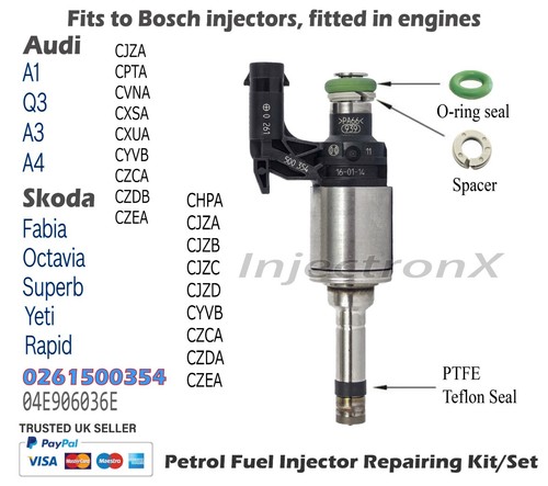Fuel injector service kit - service,