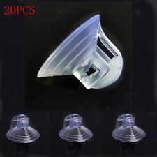 20PC 38mm Car Sunshade Suction PVC Cups Clear Rubber Plastic Window Suckers Pads