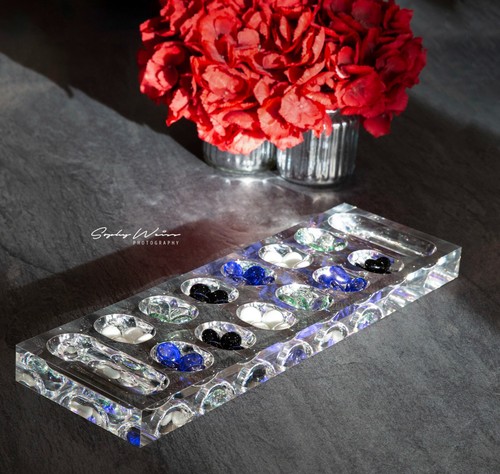 Luxury acrylic mancala boad - acrylic,