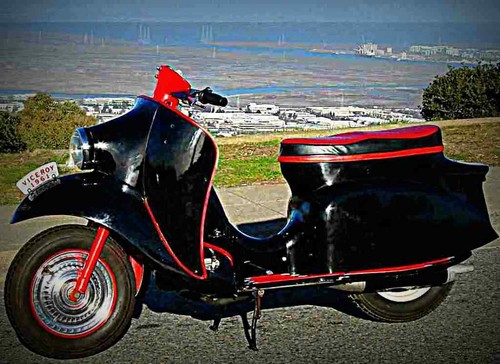 Metal sign velocette - metal,