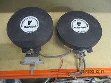 Raydot sealed beam quartz halogen spotlamps pair with covers