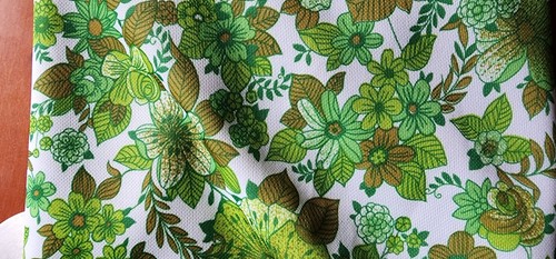 Vintage fabric terylene - vintage, fabric,