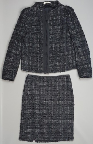 Prada wool tweed skirt suit - wool,