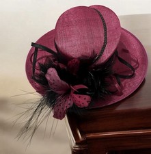 cappelli Condici Women Formal Occasion Luxury Pink Hat (RRP £80)