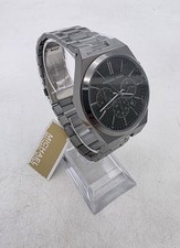MICHAEL KORS OVERSIZED LENNOX GUNMETAL WATCH, MK9118. NO BOX BRAND NEW WITH TAG